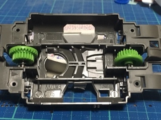 ミニ四駆！両軸のカウンターギヤシャフトをモーターピンで製作